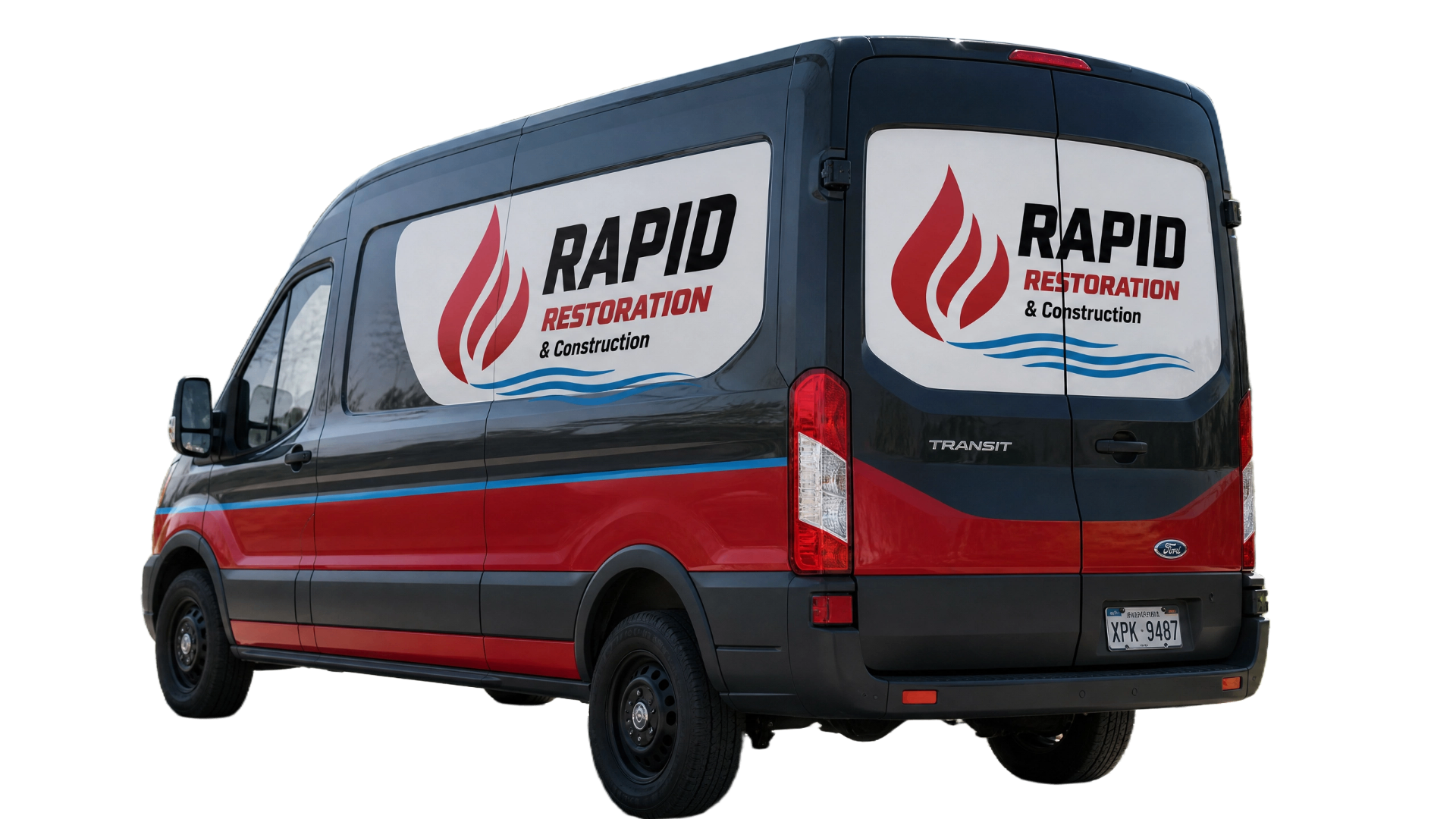 Rapid Restoration & Construction service van